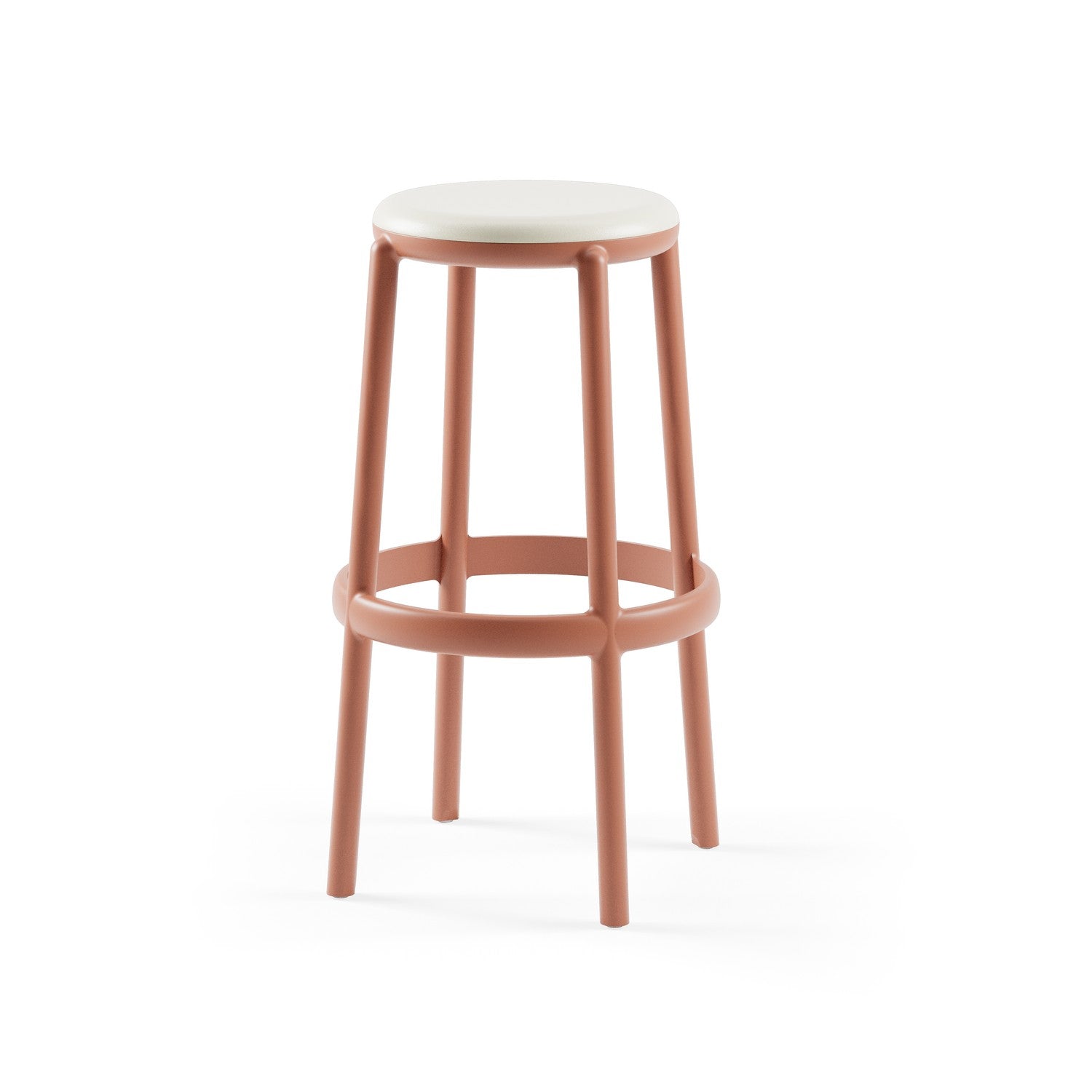 Tilia Duo Polipropilen Bar Taburesi 75 cm, Bahçe, Balkon, Dış Mekan, Kafe, Restoran İçin-1