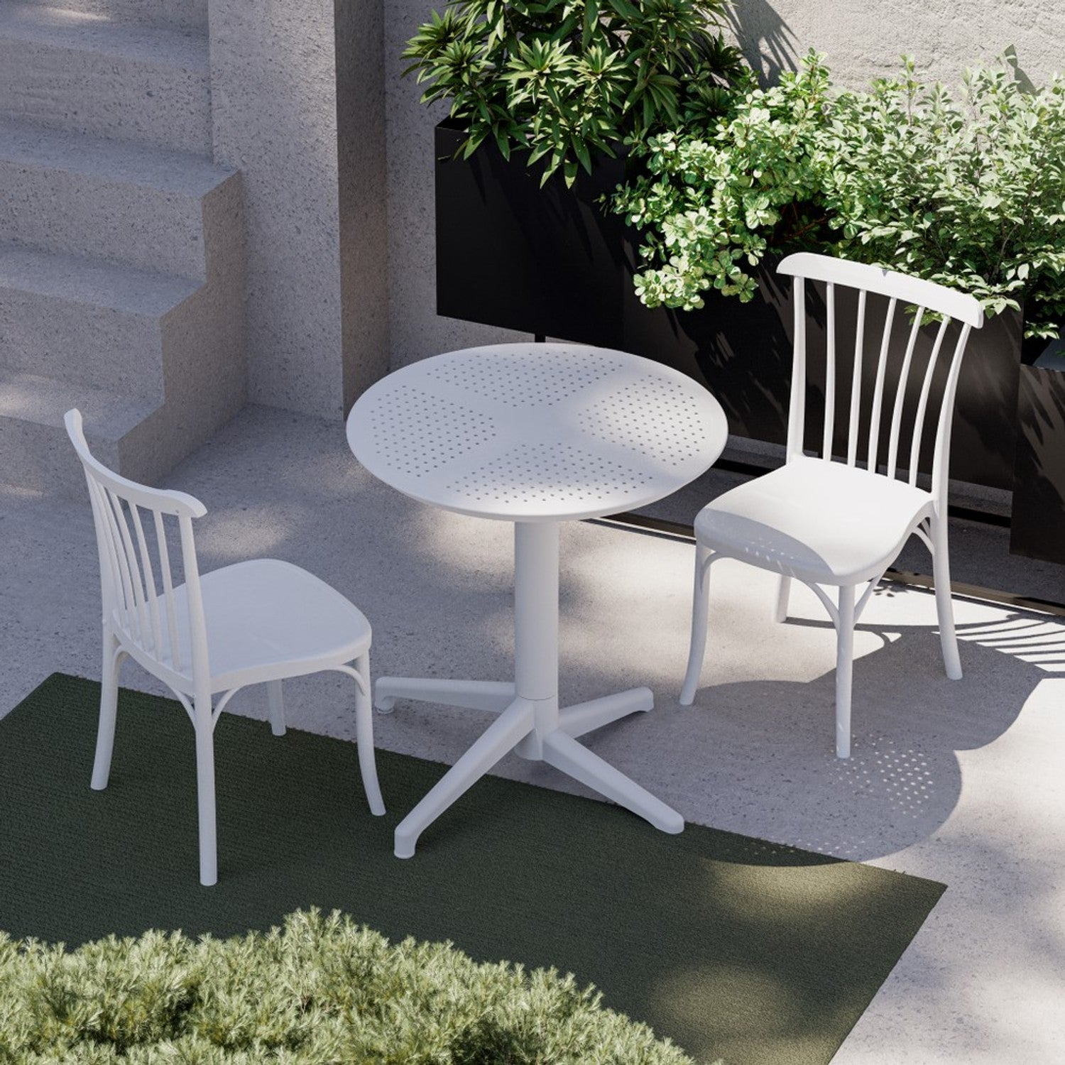 Tilia Gozo Polipropilen Bahçe, Balkon, Dış Mekan, Kafe, Düğün, Organizasyon Sandalyesi-zoom-4