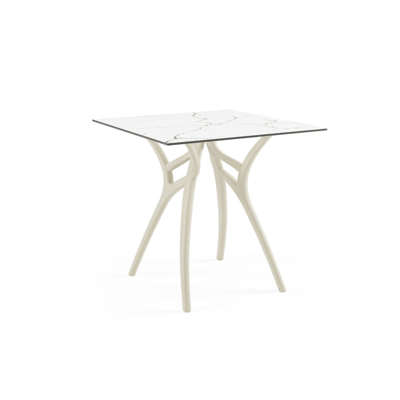 Tilia Ivy-L Polipropilen Bahçe, Balkon, Kafe, Restoran Masası Kompakt Tabla 77X77 cm-zoom-