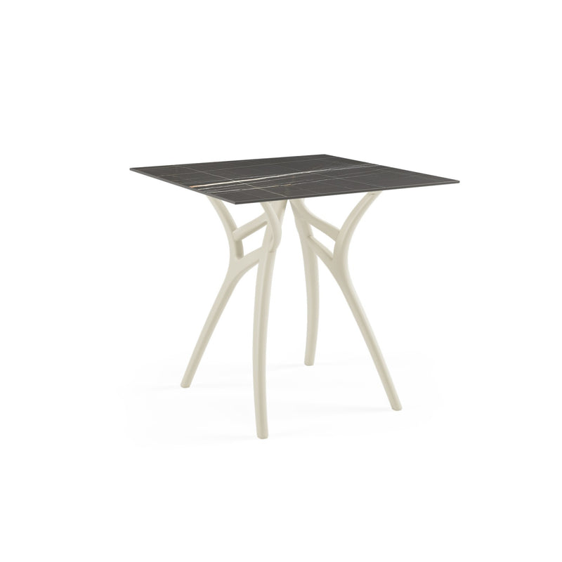 Tilia Ivy-L Polipropilen Bahçe, Balkon, Kafe, Restoran Masası Kompakt Tabla 77X77 cm-zoom-