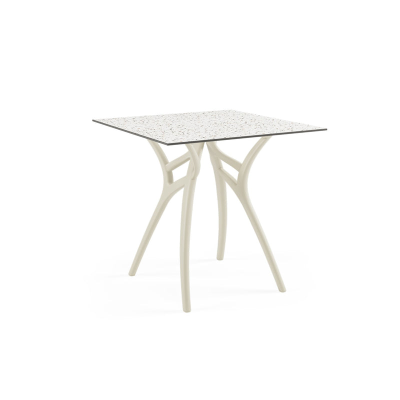 Tilia Ivy-L Polipropilen Bahçe, Balkon, Kafe, Restoran Masası Kompakt Tabla 77X77 cm-zoom-