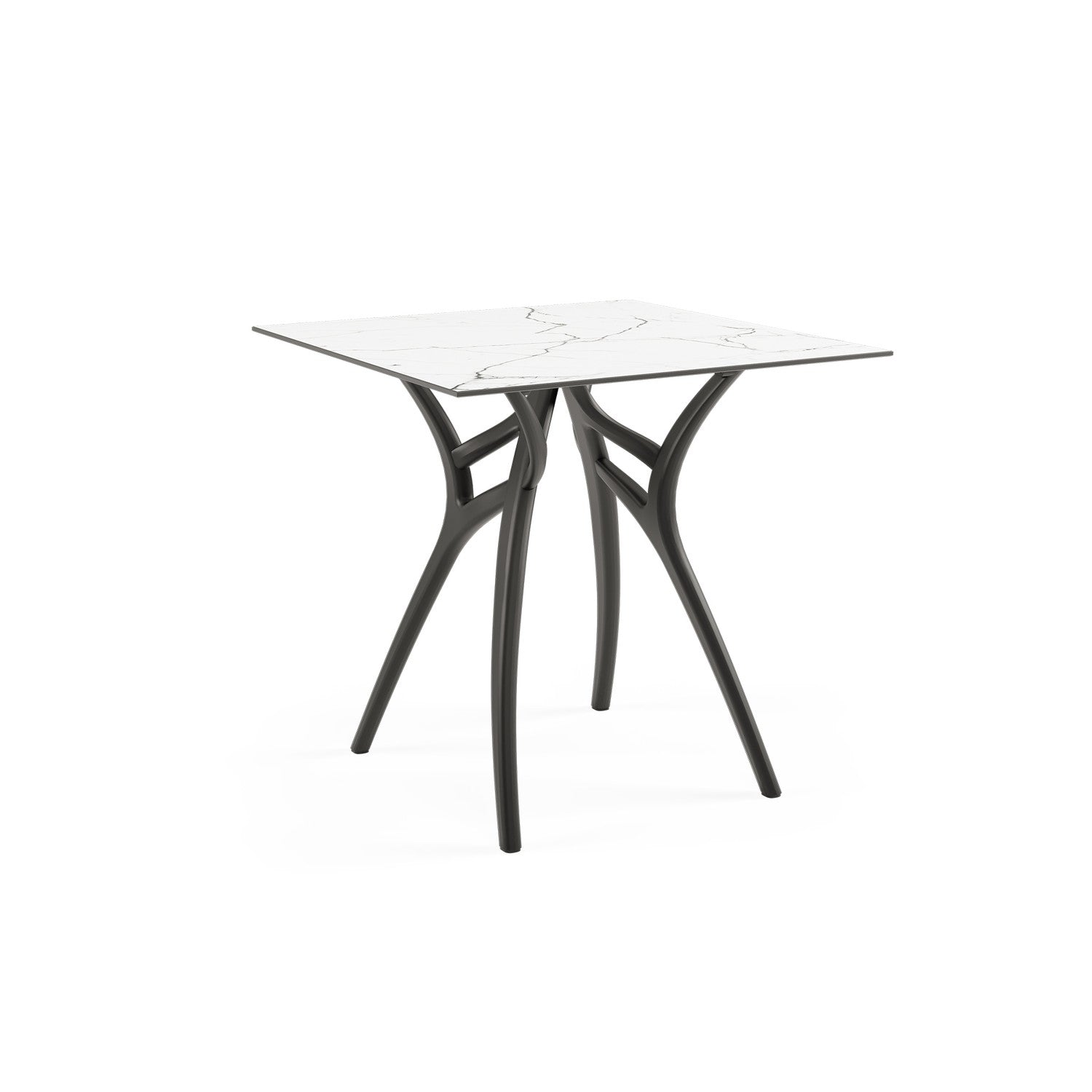 Tilia Ivy-L Polipropilen Bahçe, Balkon, Kafe, Restoran Masası Kompakt Tabla 77X77 cm-zoom-12