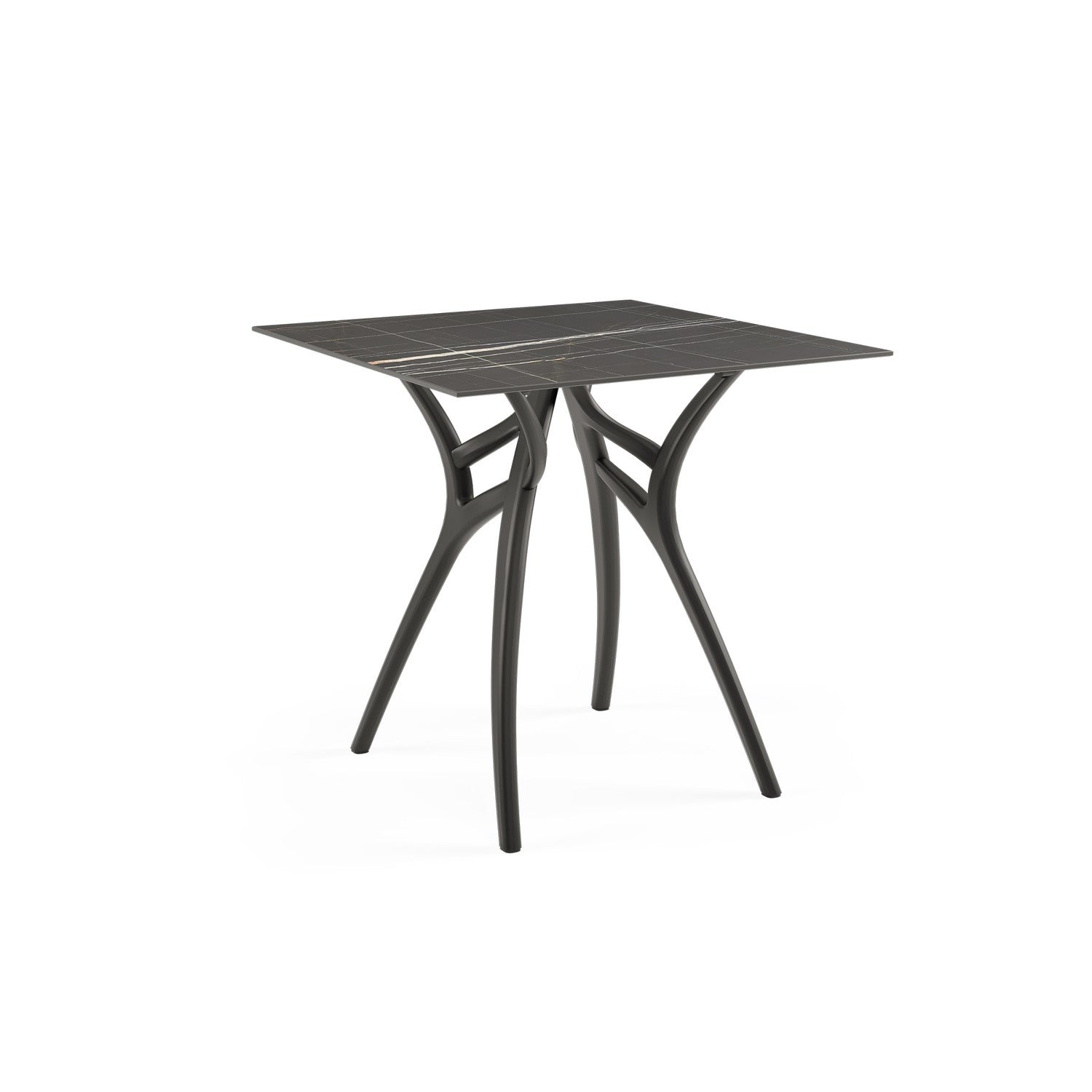 Tilia Ivy-L Polipropilen Bahçe, Balkon, Kafe, Restoran Masası Kompakt Tabla 77X77 cm-zoom-8