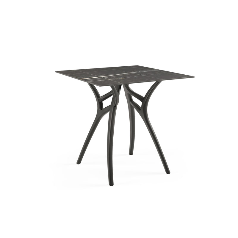 Tilia Ivy-L Polipropilen Bahçe, Balkon, Kafe, Restoran Masası Kompakt Tabla 77X77 cm-zoom-