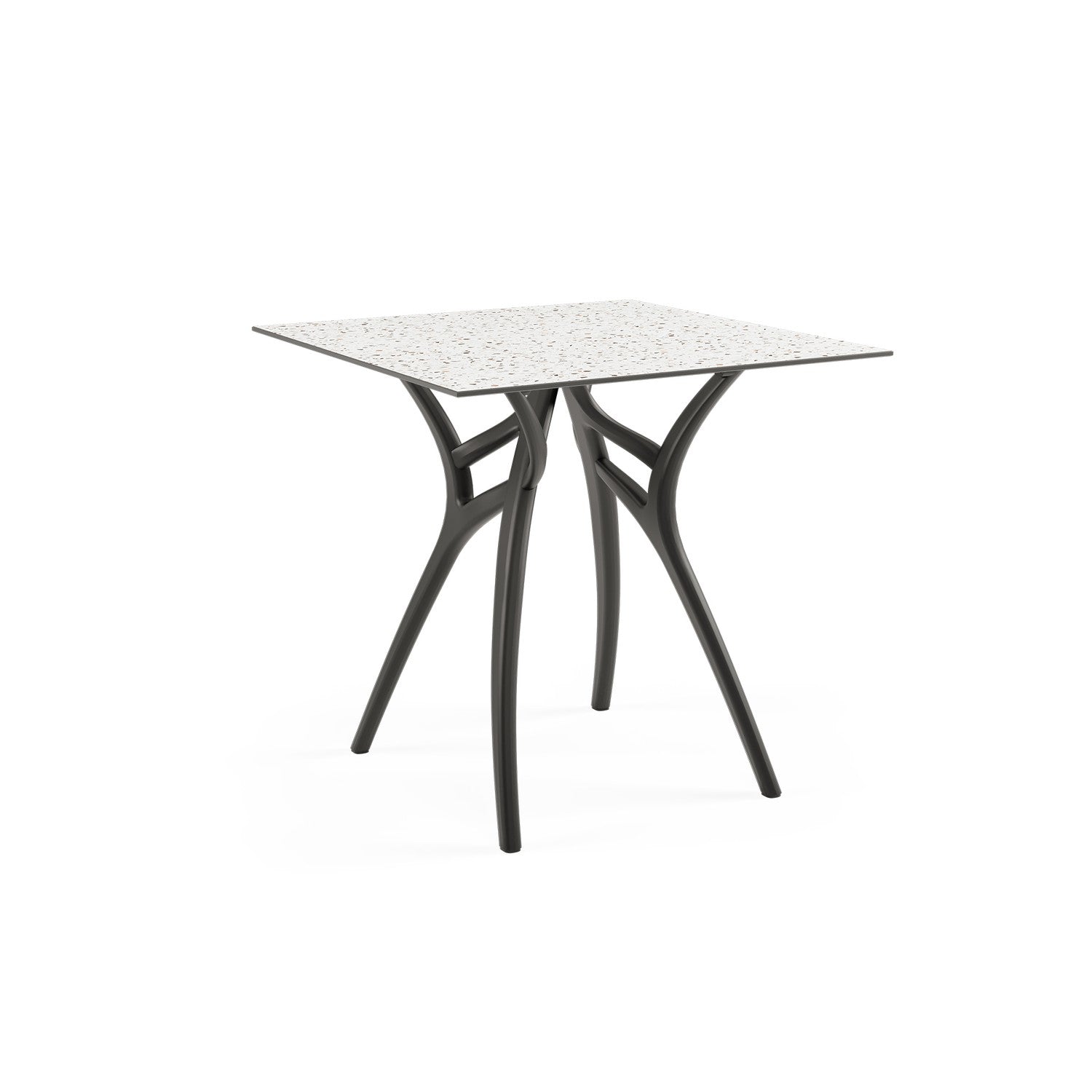 Tilia Ivy-L Polipropilen Bahçe, Balkon, Kafe, Restoran Masası Kompakt Tabla 77X77 cm-zoom-14