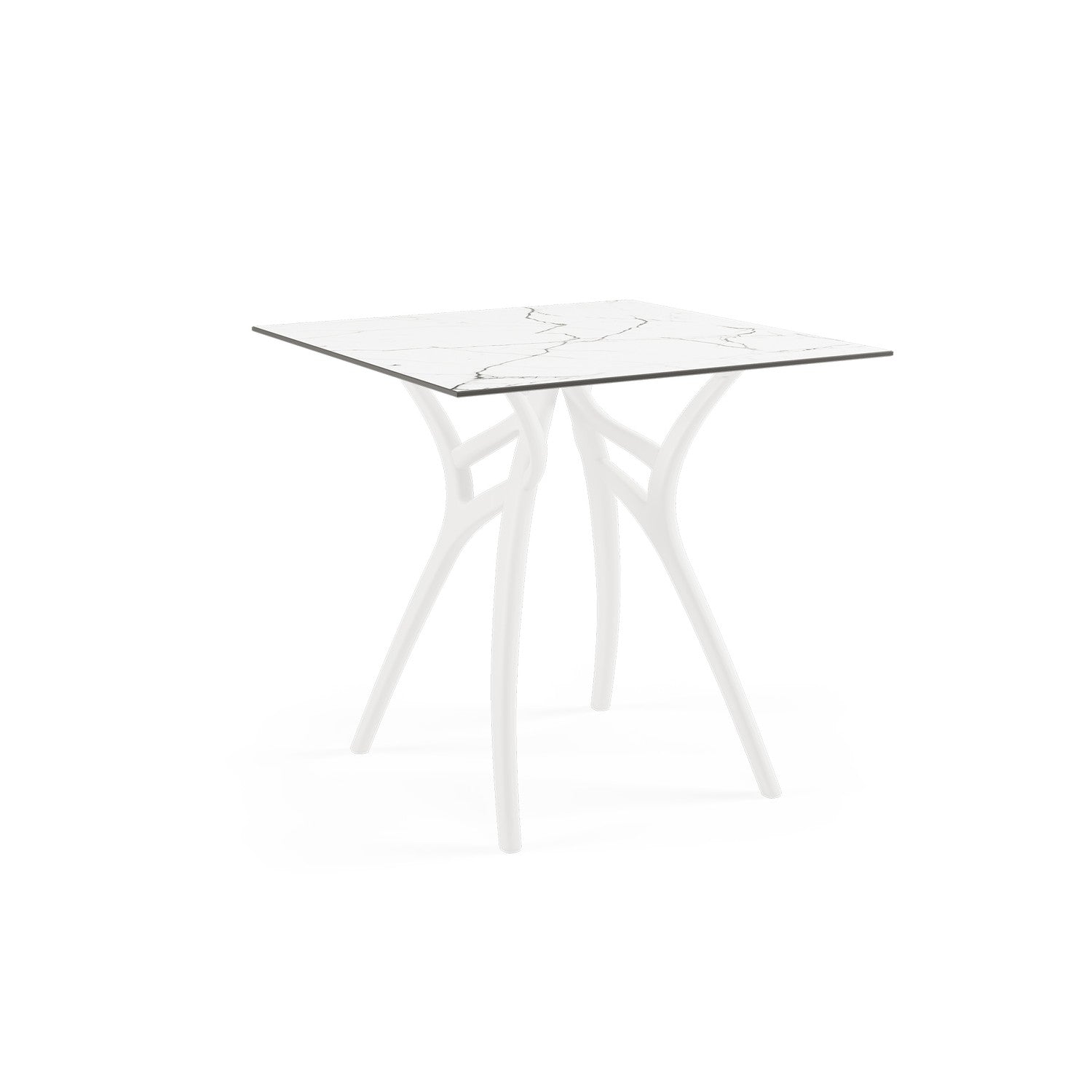 Tilia Ivy-L Polipropilen Bahçe, Balkon, Kafe, Restoran Masası Kompakt Tabla 77X77 cm-zoom-11
