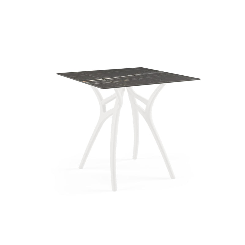 Tilia Ivy-L Polipropilen Bahçe, Balkon, Kafe, Restoran Masası Kompakt Tabla 77X77 cm-zoom-