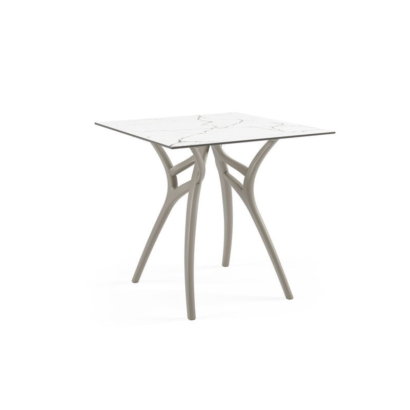 Tilia Ivy-L Polipropilen Bahçe, Balkon, Kafe, Restoran Masası Kompakt Tabla 77X77 cm-zoom-