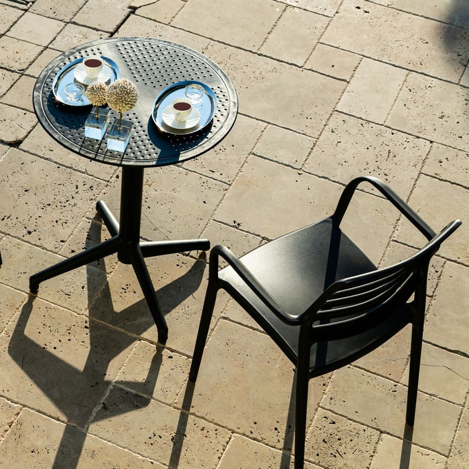 Tilia Louise-XL Polipropilen Kollu Bahçe, Balkon, Dış Mekan, Kafe, Restoran Sandalyesi-zoom-5