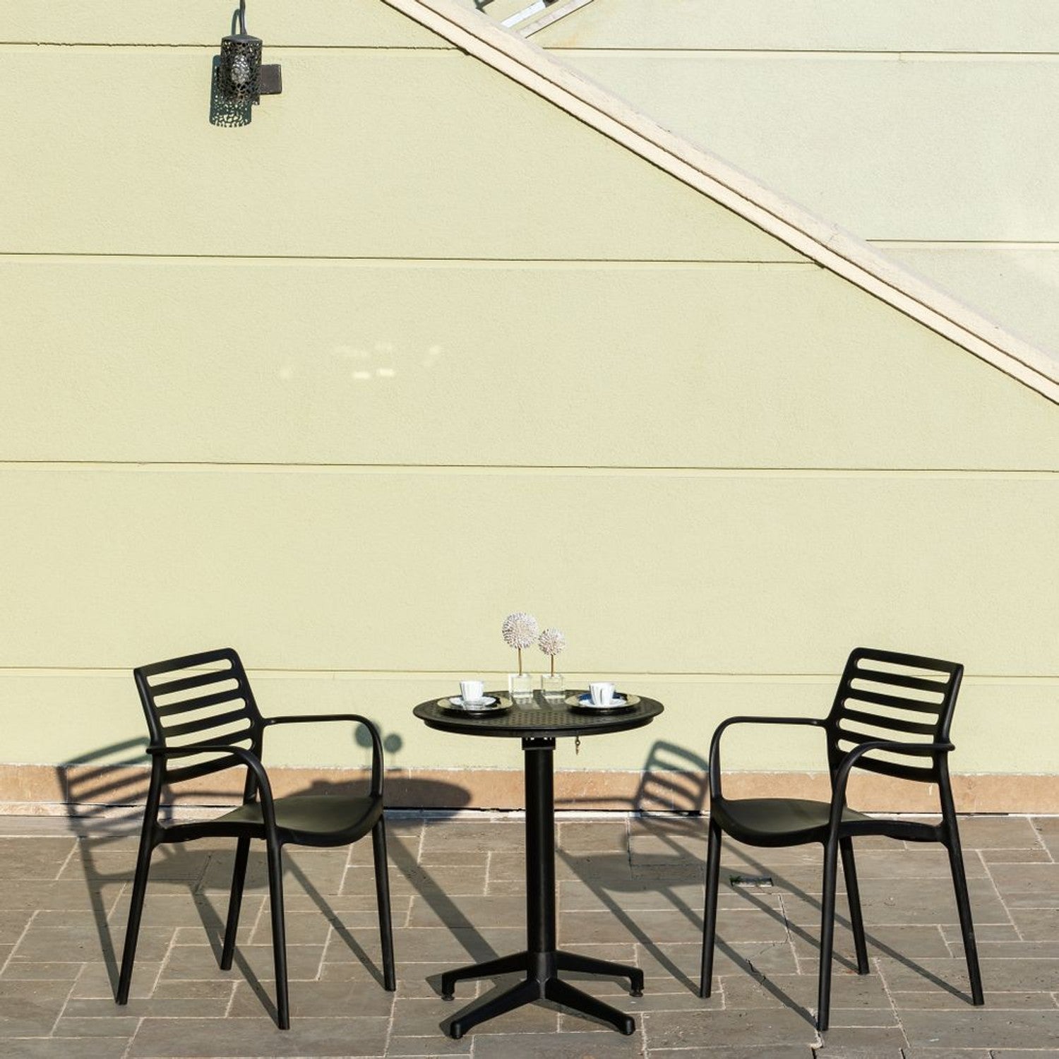 Tilia Louise-XL Polipropilen Kollu Bahçe, Balkon, Dış Mekan, Kafe, Restoran Sandalyesi-zoom-2