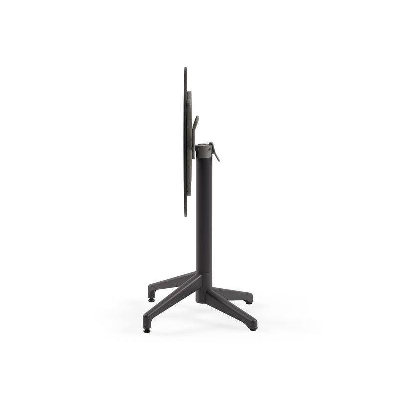 Tilia Moon-C Polipropilen Katlanır Masa Kompakt Tabla Ø60 cm, Bahçe, Balkon, Dış Mekan, Kafe, Restoran İçin-zoom-