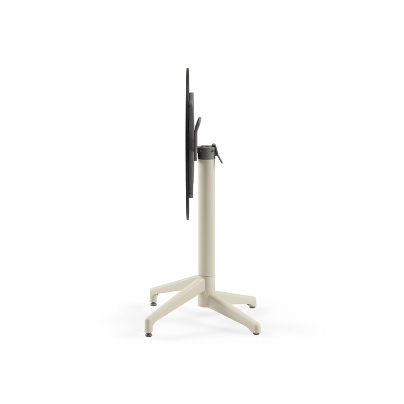 Tilia Moon-C Polipropilen Katlanır Masa Kompakt Tabla Ø60 cm, Bahçe, Balkon, Dış Mekan, Kafe, Restoran İçin-zoom-