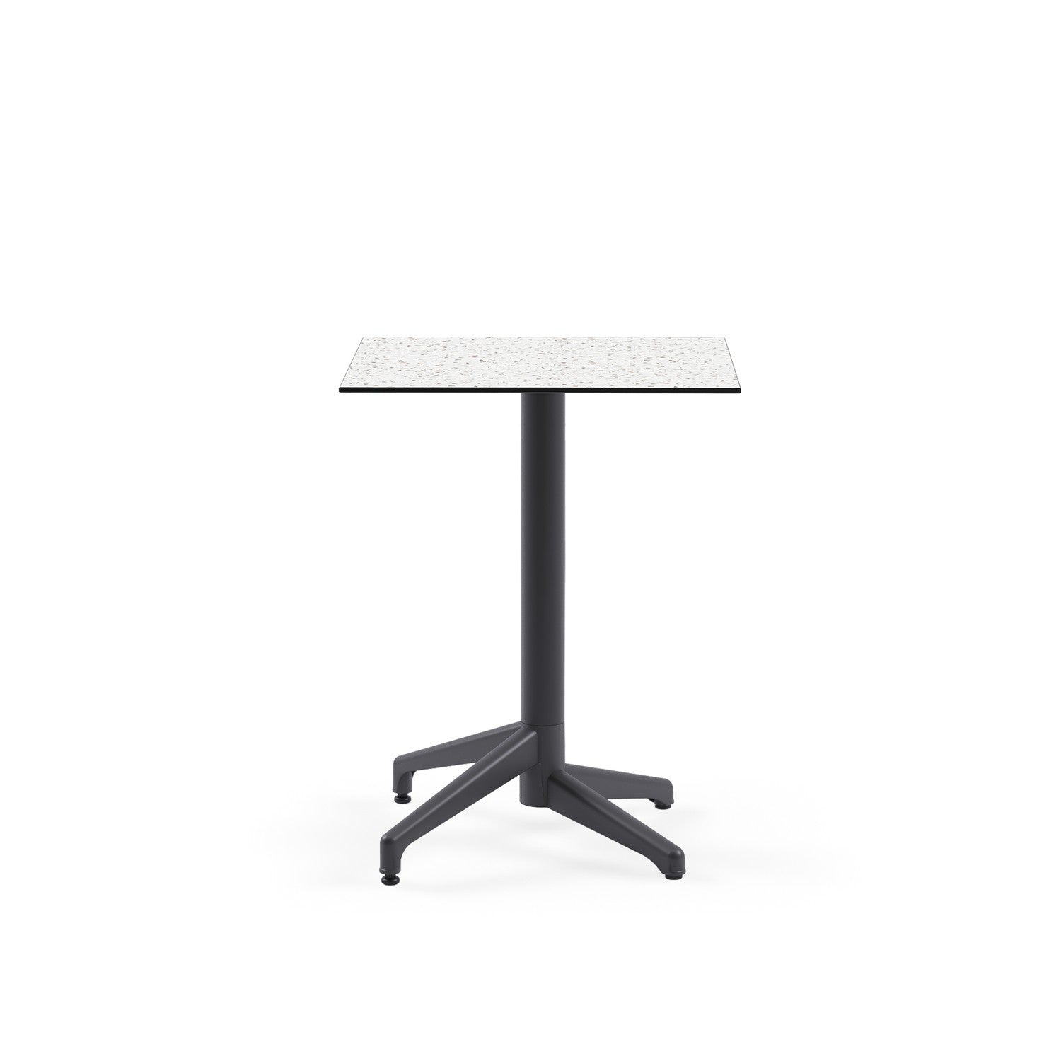 Tilia Moon-C Polipropilen Sabit Masa Kompakt Tabla 60X60 cm, Bahçe, Balkon, Dış Mekan, Kafe, Restoran İçin-9