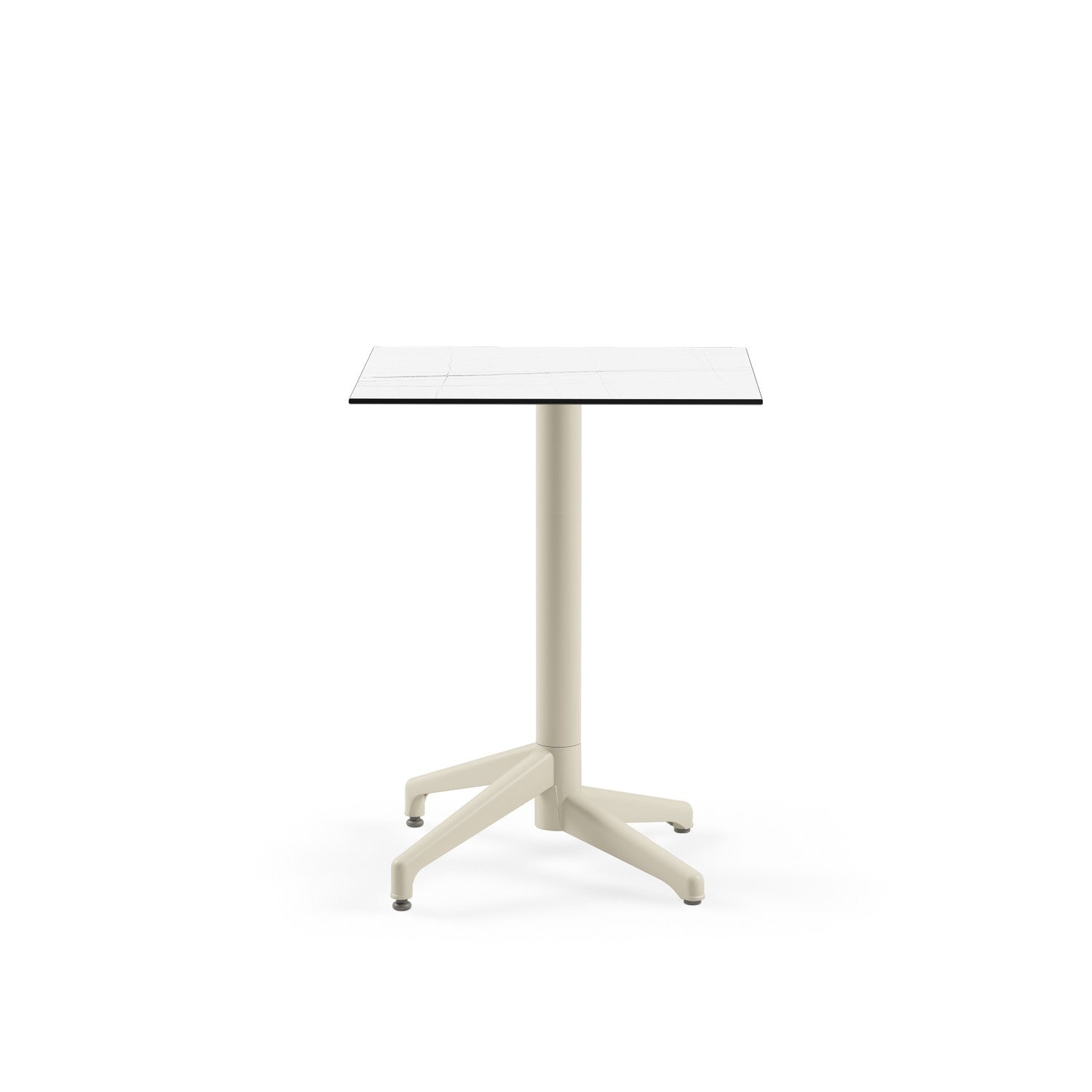 Tilia Moon-C Polipropilen Sabit Masa Kompakt Tabla 60X60 cm, Bahçe, Balkon, Dış Mekan, Kafe, Restoran İçin-zoom-8