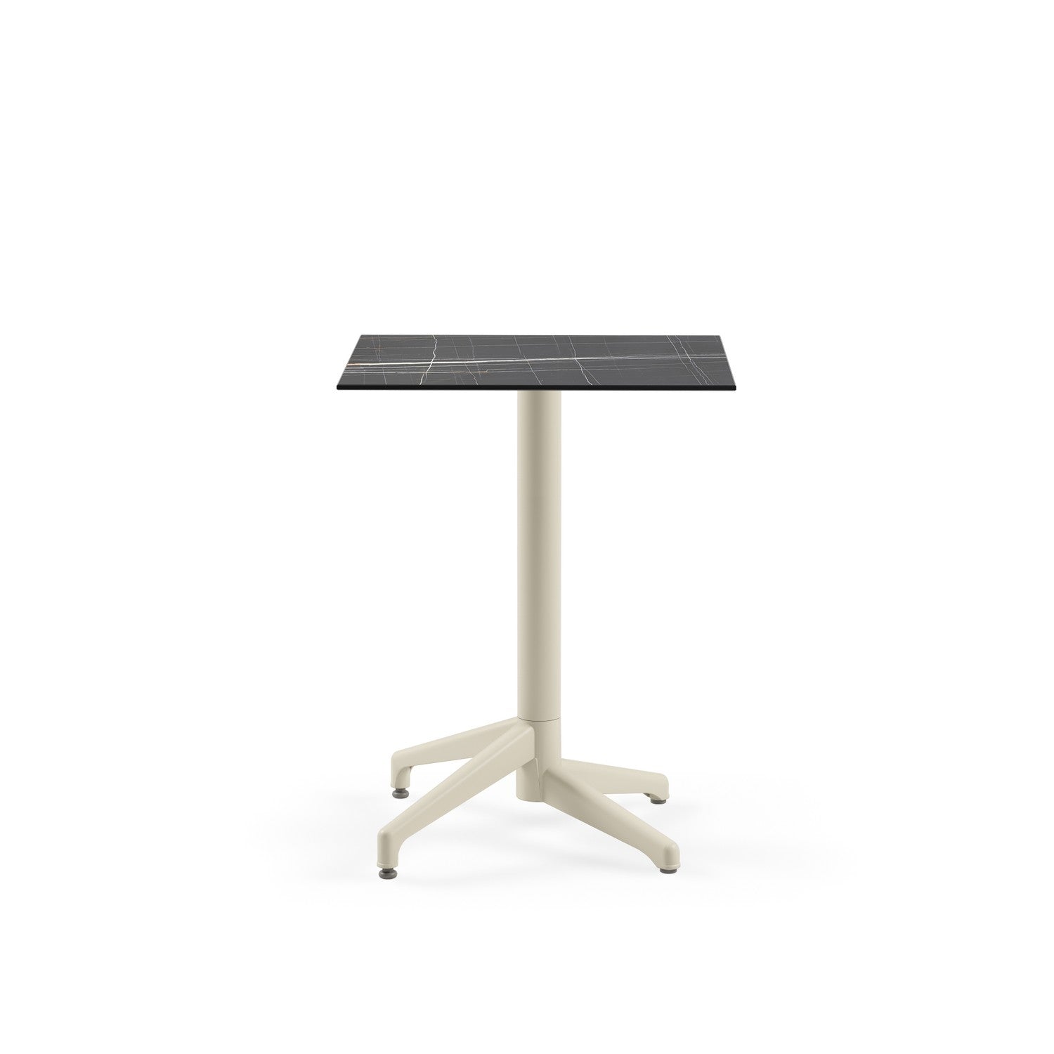 Tilia Moon-C Polipropilen Sabit Masa Kompakt Tabla 60X60 cm, Bahçe, Balkon, Dış Mekan, Kafe, Restoran İçin-7