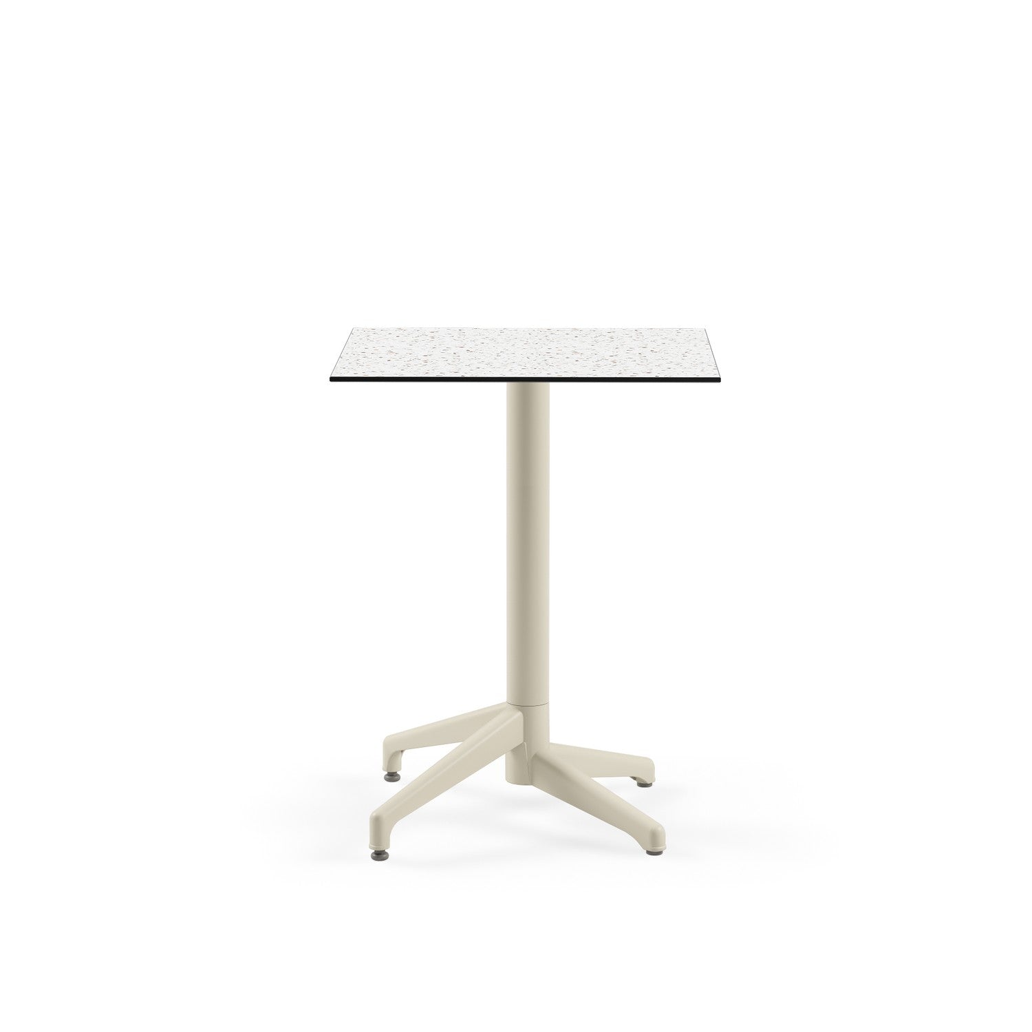 Tilia Moon-C Polipropilen Sabit Masa Kompakt Tabla 60X60 cm, Bahçe, Balkon, Dış Mekan, Kafe, Restoran İçin-6
