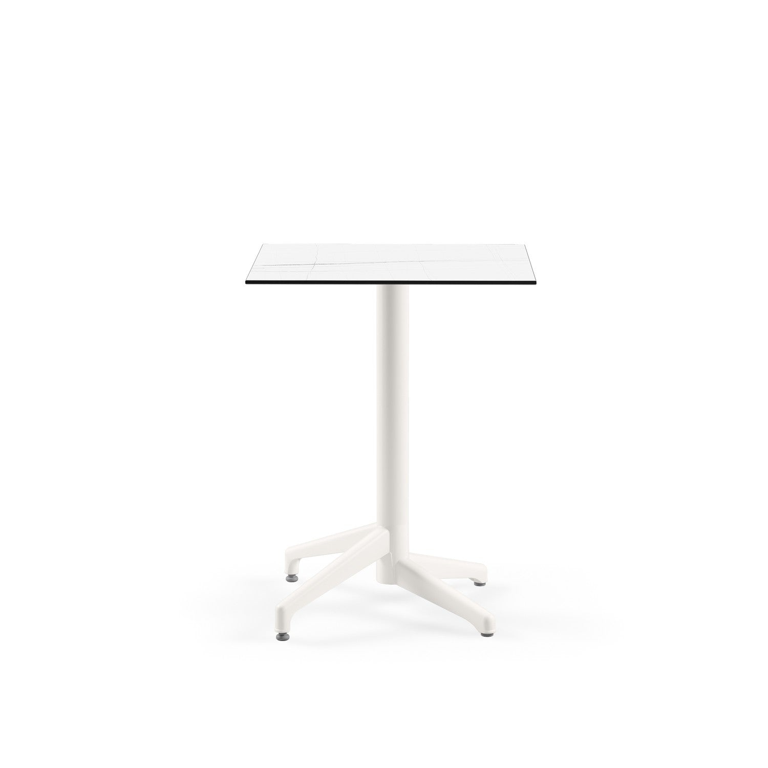 Tilia Moon-C Polipropilen Sabit Masa Kompakt Tabla 60X60 cm, Bahçe, Balkon, Dış Mekan, Kafe, Restoran İçin-5