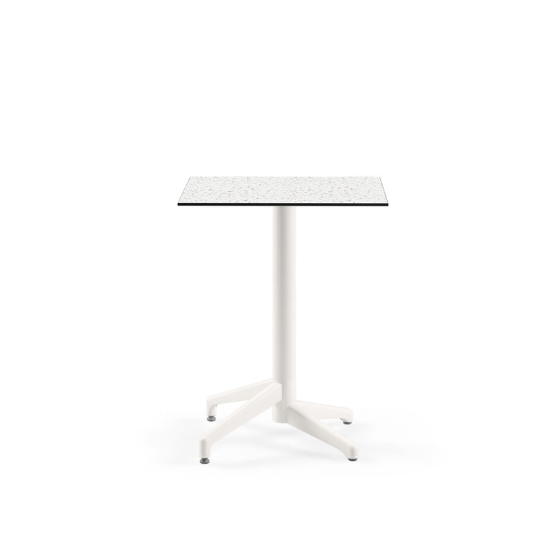 Tilia Moon-C Polipropilen Sabit Masa Kompakt Tabla 60X60 cm, Bahçe, Balkon, Dış Mekan, Kafe, Restoran İçin-zoom-