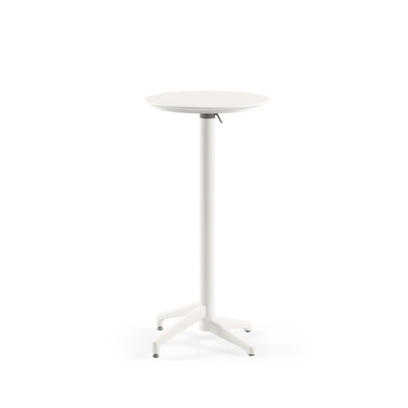 Tilia Moon Katlanır Polipropilen Bar Masası Ø60 cm, Bahçe, Balkon, Dış Mekan, Kafe, Restoran İçin-zoom-