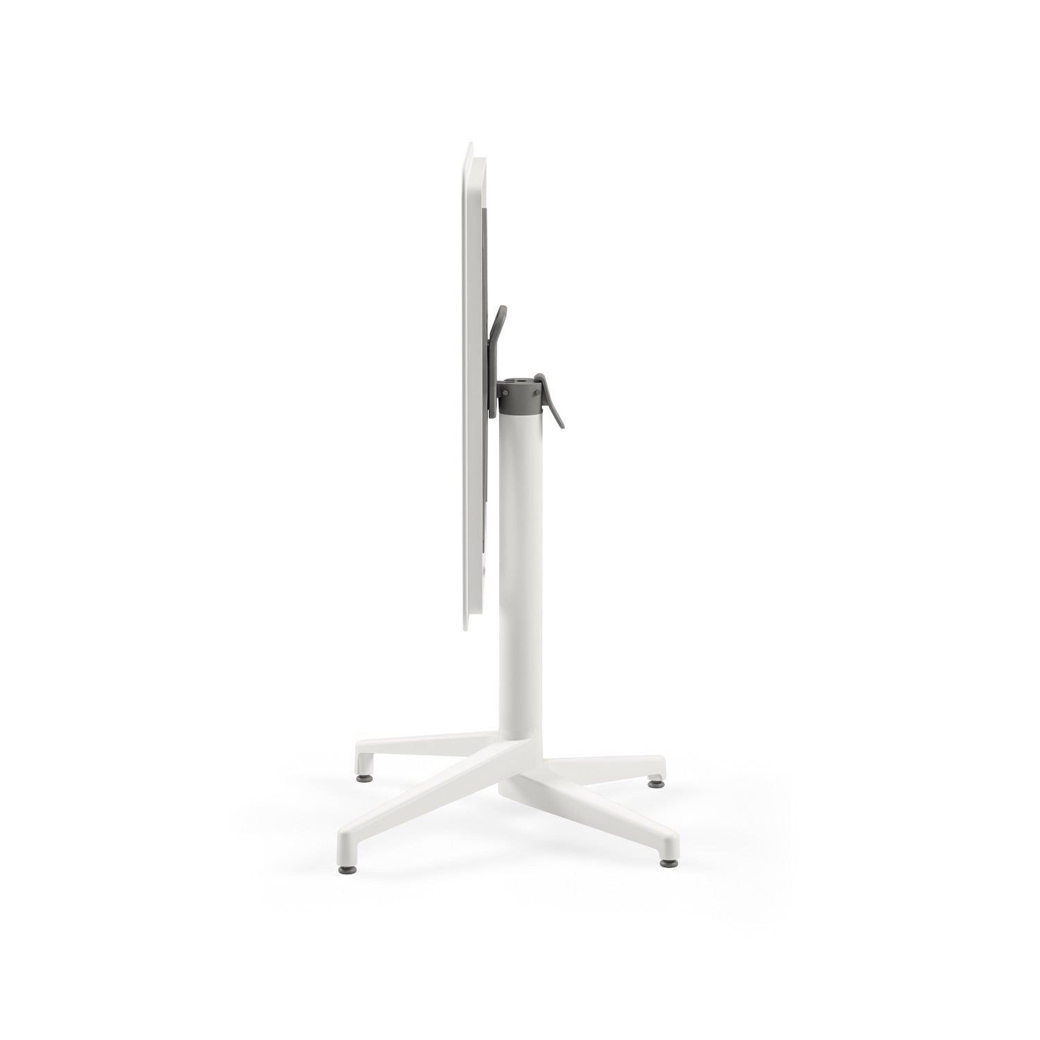 Tilia 2 Kişilik Polipropilen Bahçe, Balkon Masa Takımı Beyaz (Moon Katlanır Masa Ø60 cm + Nes Sandalye)-zoom-3