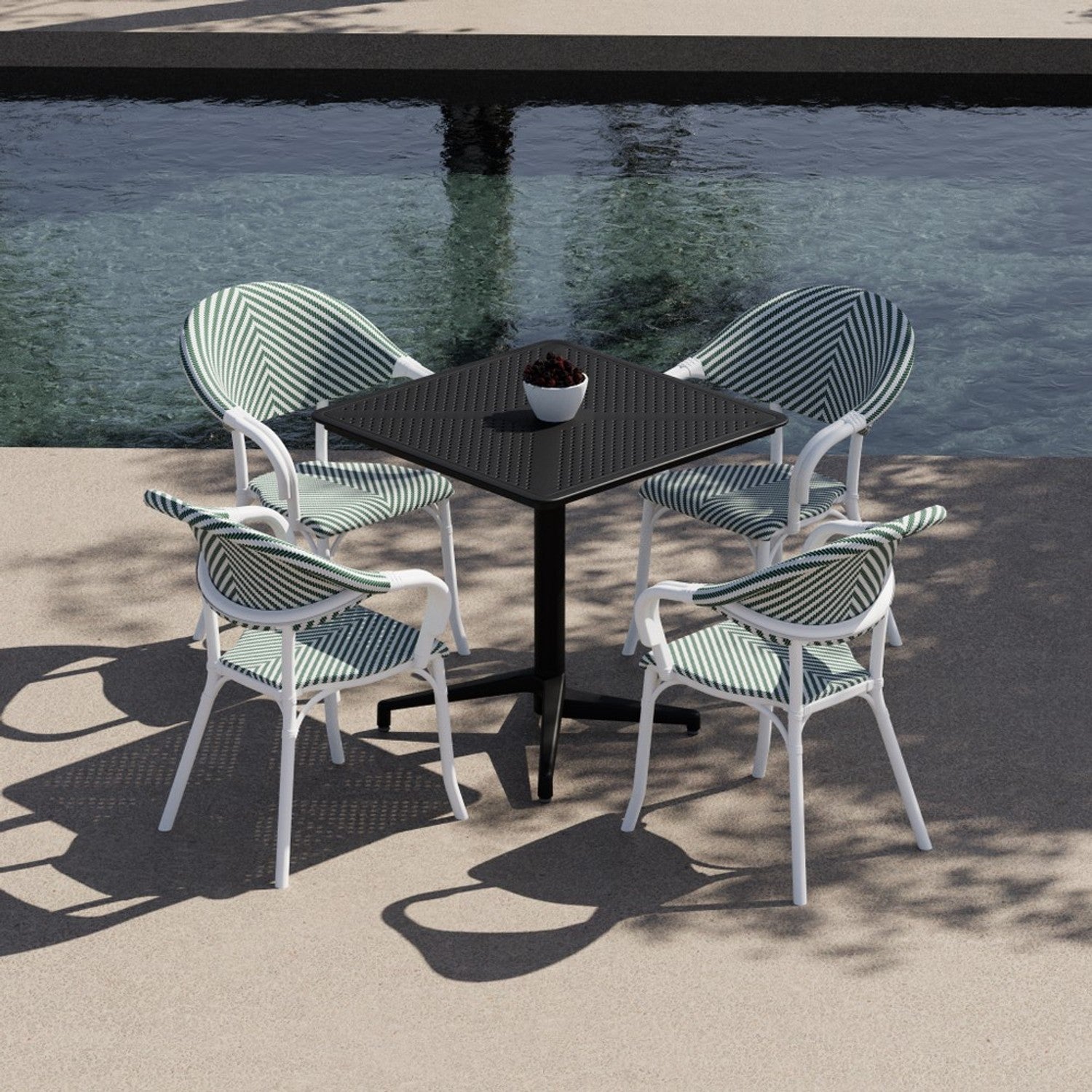 Tilia Moon Katlanır Polipropilen Masa 80X80 cm