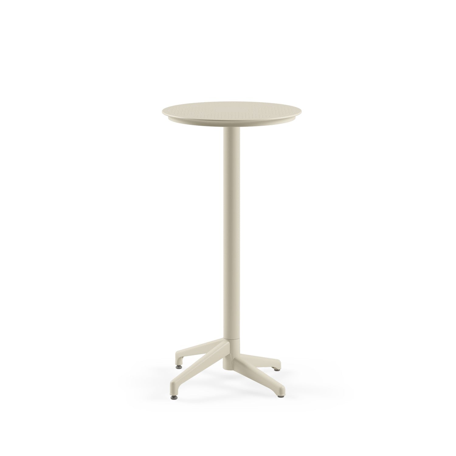 Tilia Moon Sabit Polipropilen Bar Masası Ø60 cm, Bahçe, Balkon, Dış Mekan, Kafe, Restoran İçin-6