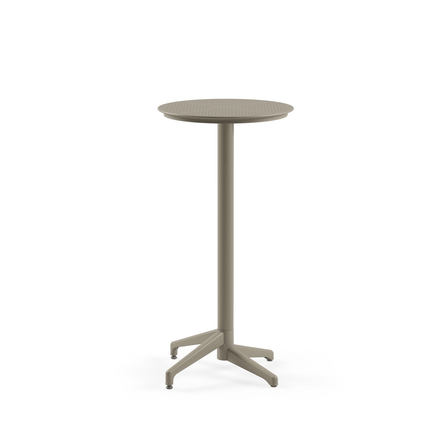 Tilia Moon Sabit Polipropilen Bar Masası Ø60 cm, Bahçe, Balkon, Dış Mekan, Kafe, Restoran İçin-1