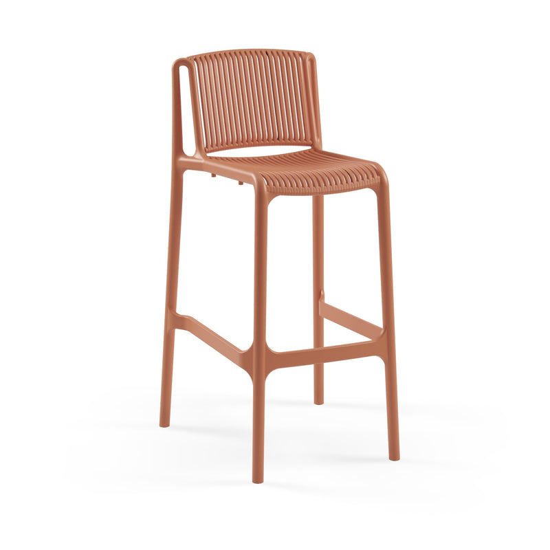 Tilia Nes Polipropilen Dış Mekan, Kafe, Restoran Bar Sandalyesi 75 cm-zoom-