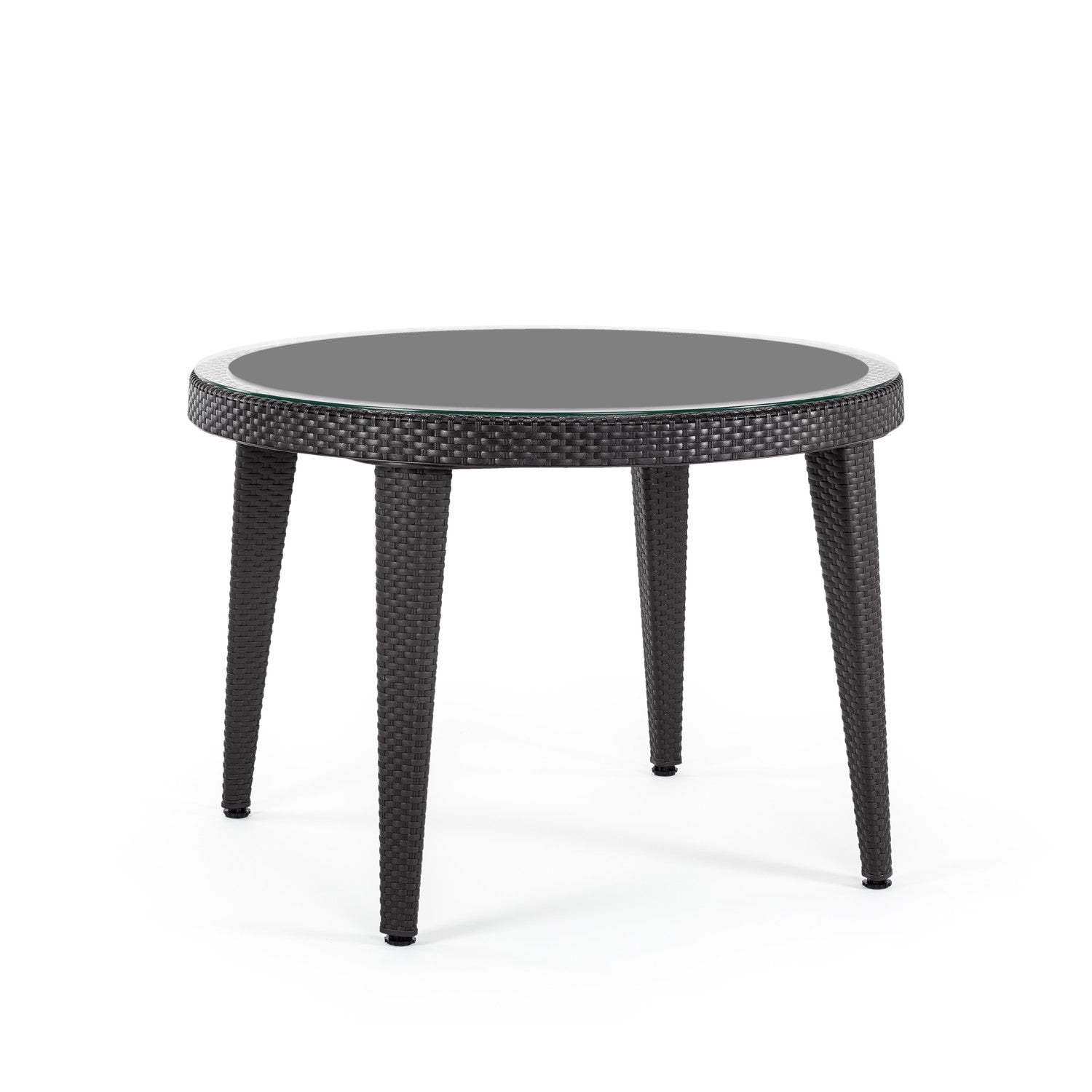 Tilia Osaka Rattan Bahçe, Balkon Masa Cam Tabla Ø110 cm-5