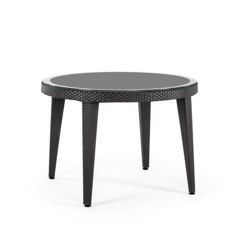 Tilia Osaka Rattan Bahçe, Balkon Masa Cam Tabla Ø110 cm-zoom-