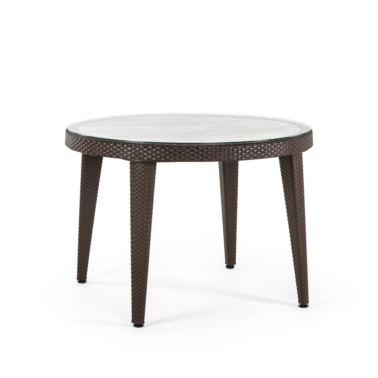 Tilia Osaka Rattan Bahçe, Balkon Masa Cam Tabla Ø110 cm-4