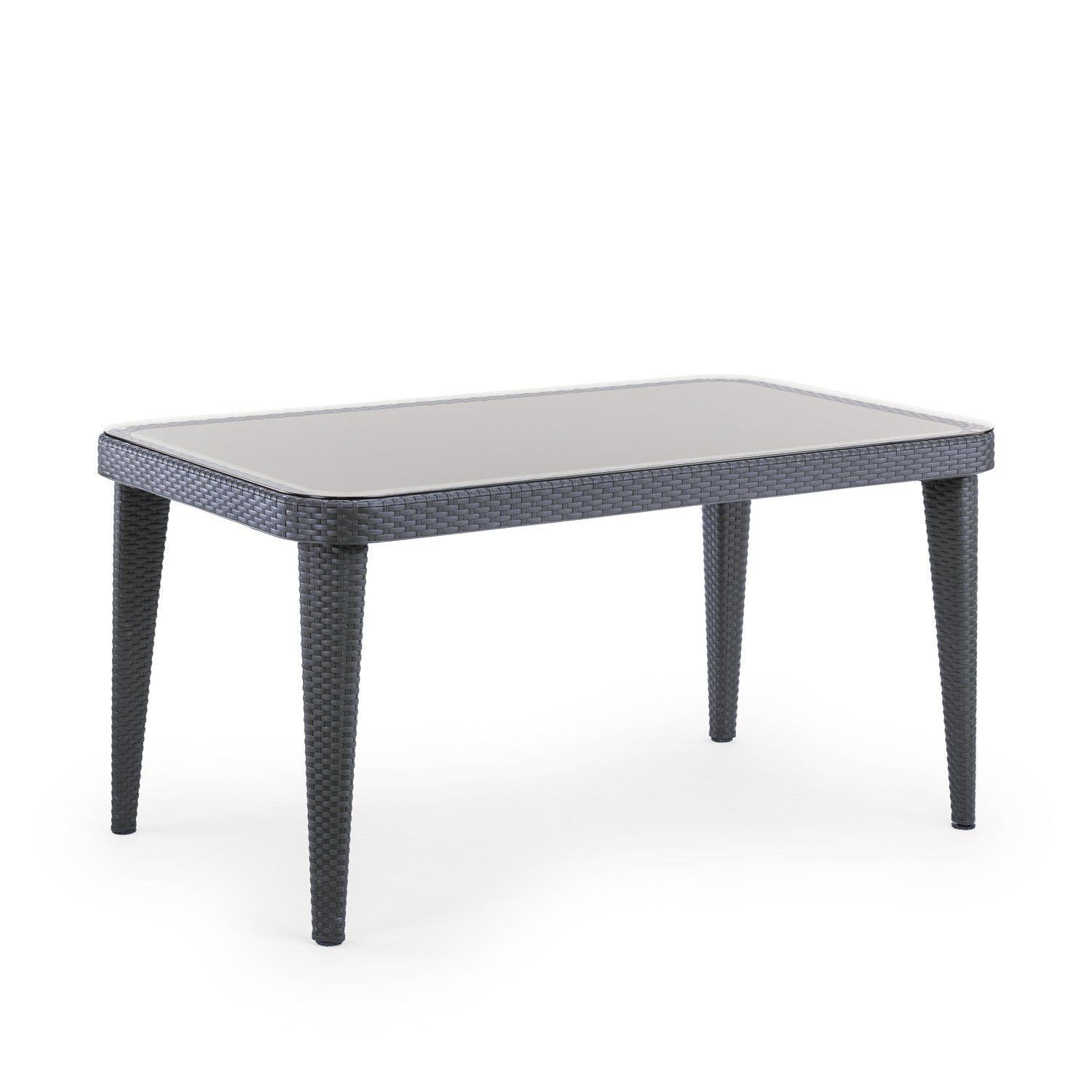 Tilia Osaka Rattan Bahçe, Balkon Masa Cam Tabla 90×150 cm