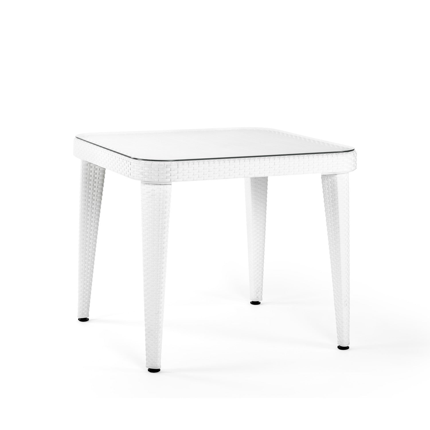 Tilia Osaka Rattan Bahçe, Balkon Masa Cam Tabla 90×90 cm-zoom-4