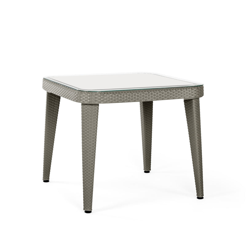 Tilia Osaka Rattan Bahçe, Balkon Masa Cam Tabla 90×90 cm-zoom-