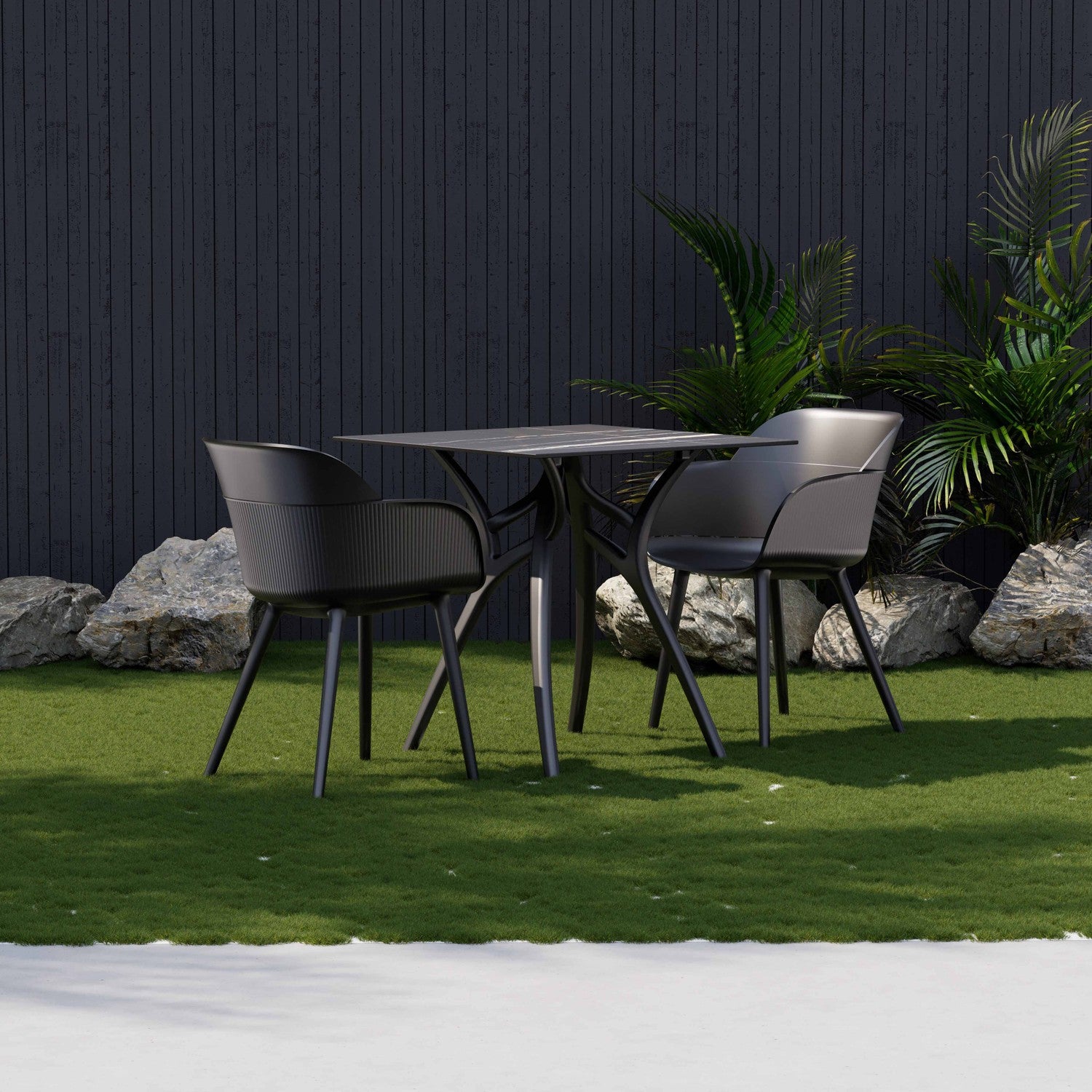 Tilia Shell-P Polipropilen Kollu Bahçe, Balkon, Kafe, Restoran Sandalyesi-zoom-7