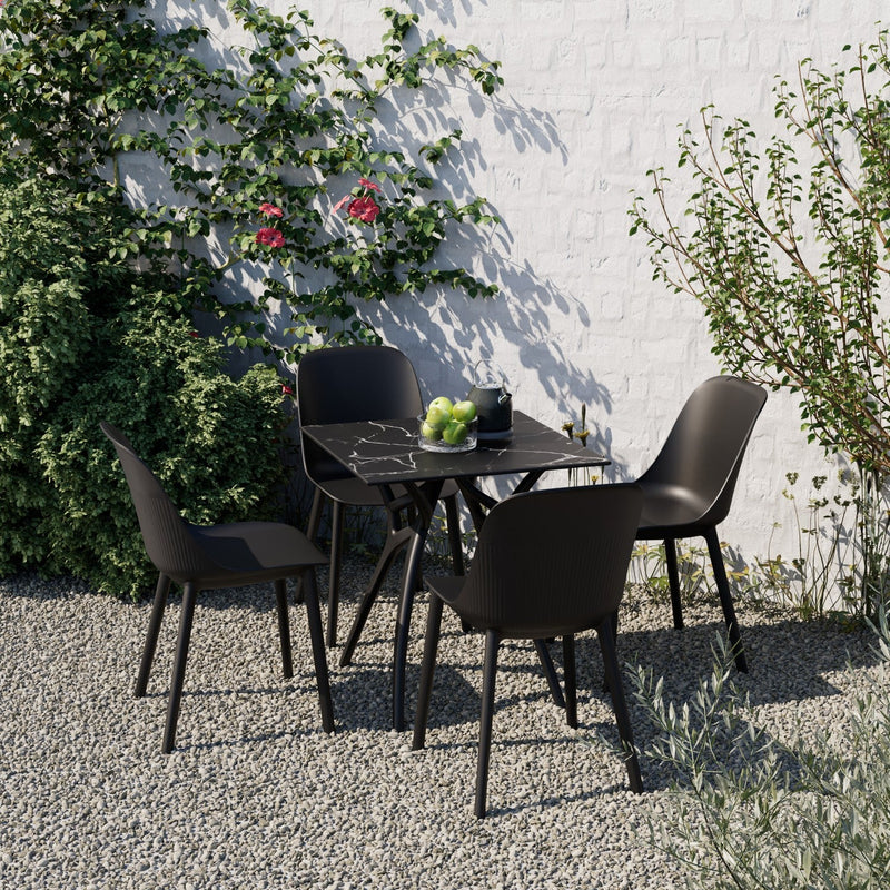 Tilia Shell-P Polipropilen Bahçe, Balkon, Kafe, Restoran Sandalyesi-zoom-