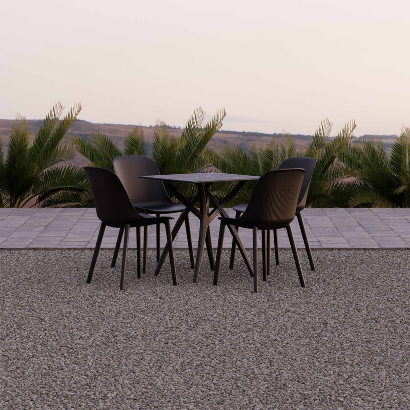 Tilia Shell-P Polipropilen Bahçe, Balkon, Kafe, Restoran Sandalyesi-zoom-
