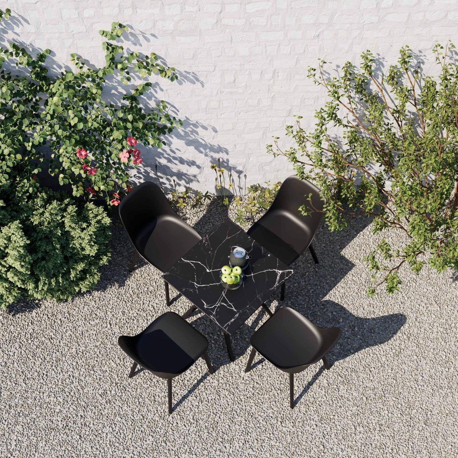 Tilia Shell-P Polipropilen Bahçe, Balkon, Kafe, Restoran Sandalyesi-zoom-6