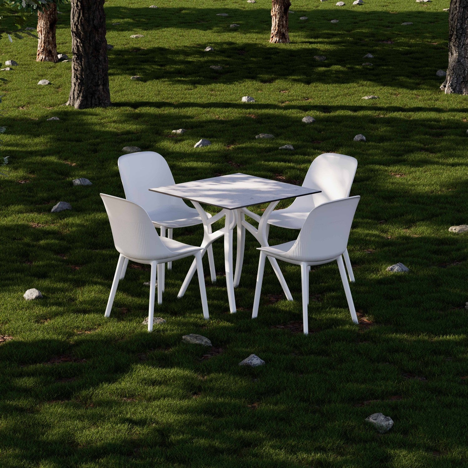 Tilia Shell-P Polipropilen Bahçe, Balkon, Kafe, Restoran Sandalyesi-zoom-8