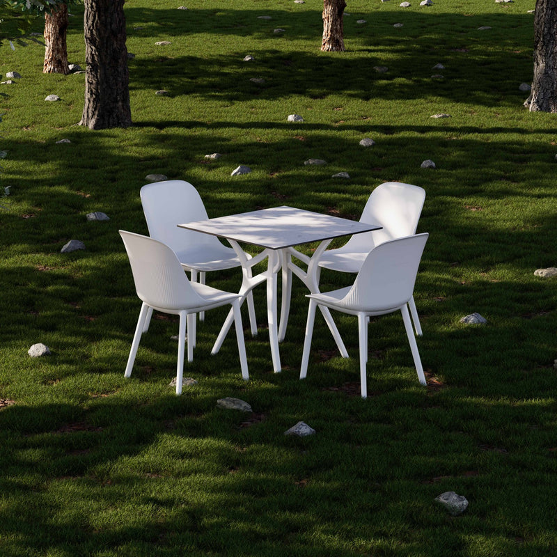 Tilia Shell-P Polipropilen Bahçe, Balkon, Kafe, Restoran Sandalyesi-zoom-