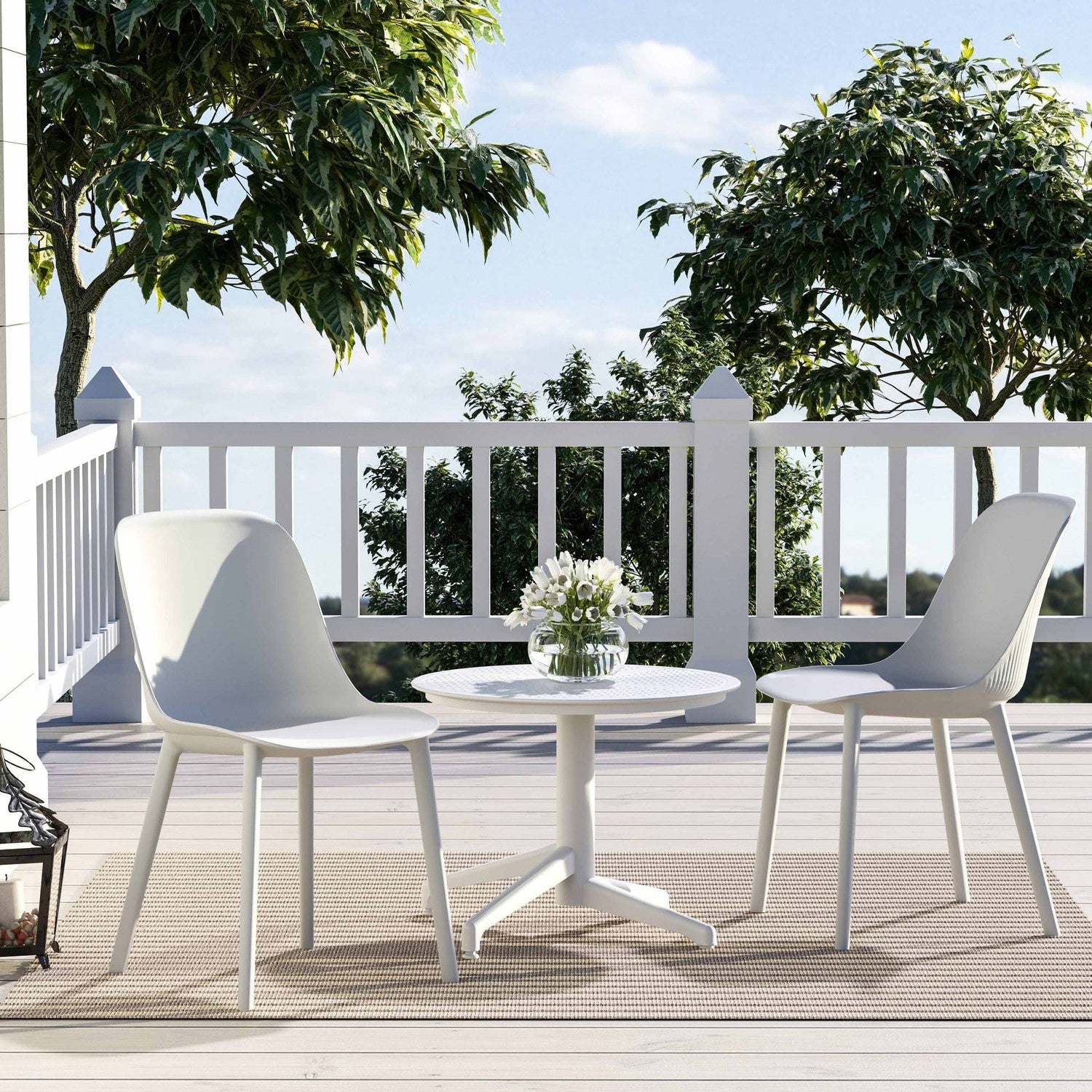 Tilia Shell-P Polipropilen Bahçe, Balkon, Kafe, Restoran Sandalyesi-zoom-2